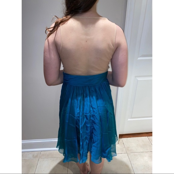 Jovani 21205 Dress in Peacock - Picture 5 of 5